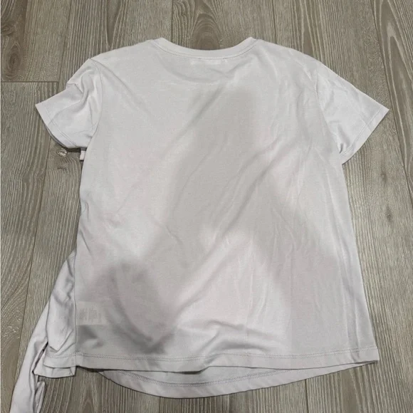 Anthropologie Lush Dusty Lavender Soft Knotted Tee - Picture 5 of 5